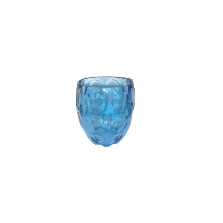 guzzini guzzini bicchiere basso bubbles blu bicchiere in vetro colorato design moderno ean 8008392384618