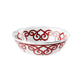 guzzini guzzini contenitore natalizio harmonia melamina d 30 cm table decor bianco rosso ean 8008392412632