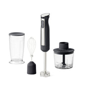 GUZZINI Mixeur Plongeant avec Accessoires Sous Chef Anthracite – Batteur Mixeur Plongeant Design Moderne pour Cuisine