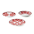 guzzini guzzini set 6 posti tavola harmonia natalizia porcellana bianco rosso 18 pz ean 8008392412441