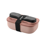 Coffret repas de voyage GUZZINI Store&amp;Go avec couverts roses