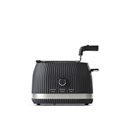 GUZZINI Grille-pain avec pinces refermables Sous Chef Anthracite – Grille-pain design pratique pour cuisine