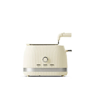 GUZZINI Grille-pain avec pinces refermables Sous Chef Crème – Grille-pain design pratique pour cuisine