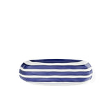 guzzini guzzini vassoio m riviera melamina 35 x 19 cm bianco blu ean 8008392399131
