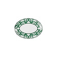 guzzini guzzini vassoio ovale piccolo natalizio harmonia melamina 365 x 27cm table decor bianco verde ean 8008392412564