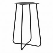 Socle de Table Aries Noir Acier H 73 cm par L'Arcolaio
