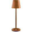 larcolaio larcolaio lampada led touch ricaricabile h 38 cm 10 x 10 cm ip54 round pro marrone ean 8051526263990