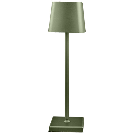 larcolaio larcolaio lampada touch square pro h 38 cm 10 x 10 cm oliva ean 8051526263488