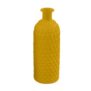 Bouteille en nid d'abeille mat 7,2 x 7,2 x 20,2 cm Jaune - Cadeau de mariage / Centre de table