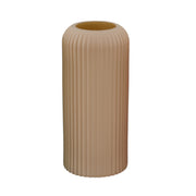 Vase cylindrique mat L'Arcolaio 8,7 x 8,7 x 20 cm Gris tourterelle