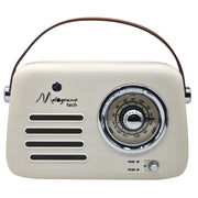 L'Arcolaio Radio Vintage Bluetooth 22 x 9 x 19 Cm Crème