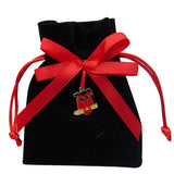 larcolaio larcolaio sacchetto con gufo 9 x 12 cm portaconfetti laurea nero 12 pz ean 8059558631329