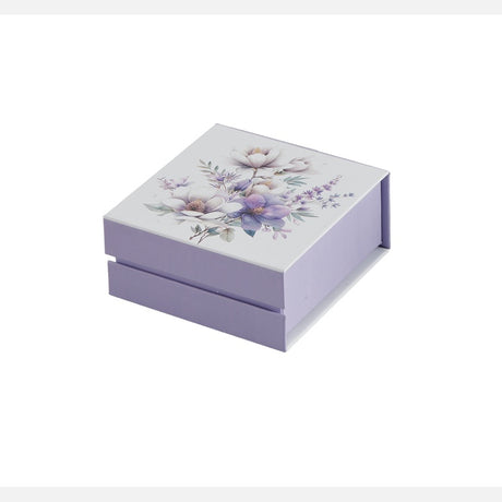 larcolaio larcolaio scatola flowers portaconfetti 9 x 9 x 4 cm bomboniera violet 1 pz ean 8059558632531