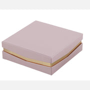 L'Arcolaio Boîte lisse porte-dragées 13 x 13 x 4 cm Cadeau Rose 1 Pièce