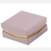 L'Arcolaio Boîte Lisse Porte-dragées 9 x 9 x 4 Cm Souvenir Rose 1 Pièce