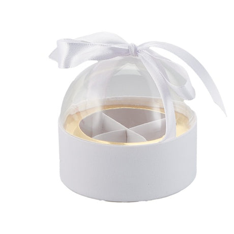 larcolaio larcolaio scatola plastica bomboniera d 8 cm portaconfetti bianco 1 pz ean 8059558631237
