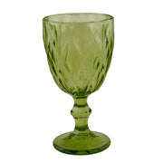 L'Arcolaio Ensemble de 6 verres à vin 230 ml, vert.