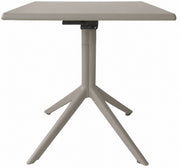 L'Arcolaio Tavolo Pieghevole Top Tortora 70x70x75 cm