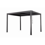 L'Arcolaio Pergola Bioclimatique Vulcano 4x4 m Anthracite Aluminium