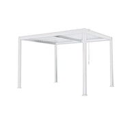L'Arcolaio Pergola Bioclimatique Vulcano 4x4 m Blanc Aluminium