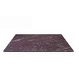 Piano tavolo HPL 80×80 cm sp. 10 mm finitura Blood Stone Velvet effetto marmo bordeaux, antigraffio. Made in Italy per bar e ristoranti