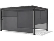L'Arcolaio Store Occultant Auto-enroulable Pergola Textilène 3m Anthracite