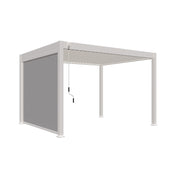 L'Arcolaio Store Occultant Auto-enroulant Pergola Textilene 3m Blanc