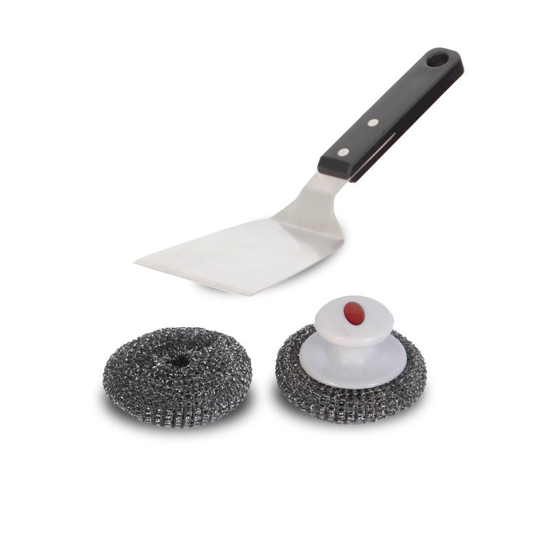 le marquier le marquier kit pulizia spatola spugnetta inox ean 3339380154872