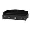 le marquier le marquier plancha a gas pure 375 noire 75 x 40 cm piastra professionale in acciaio ean 3339380144019