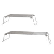 le marquier le marquier supporto vivande scorrevole in acciaio inox 36 63 x 13 cm repose aliments per plancha ean 3339380113855