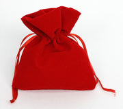 Sac en tissu Linea Due Elle 10 x 12 cm Rouge 12 pièces