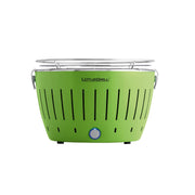 Barbecue portable LotusGrill 35 x 35 x 23,4 cm pour une utilisation intérieure et extérieure, vert