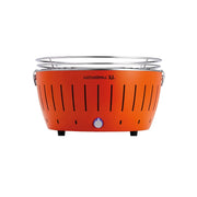 Barbecue portable LotusGrill XL 43,5 x 43,5 x 25,7 cm pour usage extérieur, orange