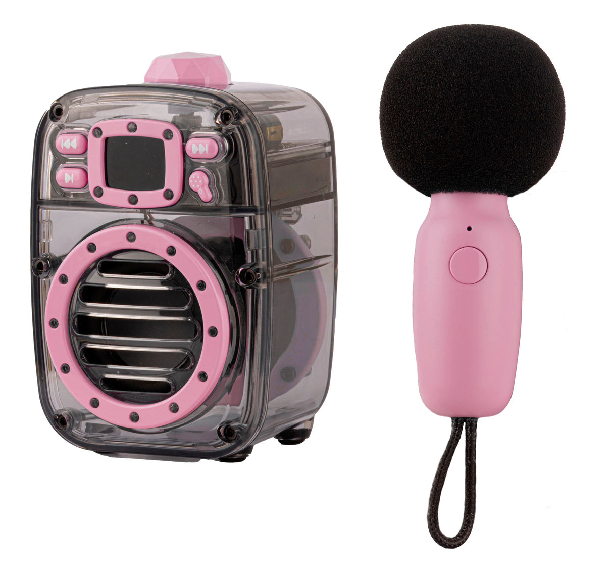 lowell lowell autoparlante karaoke con microfono 10 w 65 x 10 x 7 cm rosa ean 8008457068262