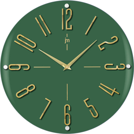 lowell lowell orologio da parete quarzo mdf vetro d 3940 cm verde ean 8008457731043