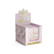 Barre de chocolat au lait Maxtris 70 g avec carte rose