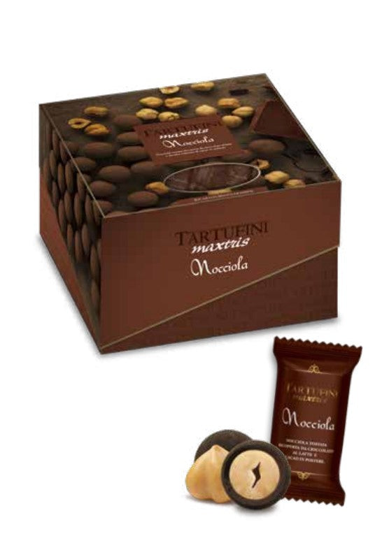 immagine-1-maxtris-vassoio-tartufini-alle-nocciole-ricoperti-di-cioccolato-al-latte-500-gr-ean-8022470238563