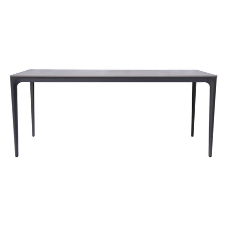 moia greenwood moia greenwood tavolo alghero 180 x 90 cm in alluminio antracite con piano in gres grigio tavolo outdoor design moderno ean 8013054837944