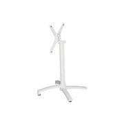 Moia Greenwood Piètement de table Aluminium Blanc Pliable Ø 60 mm 7 kg
