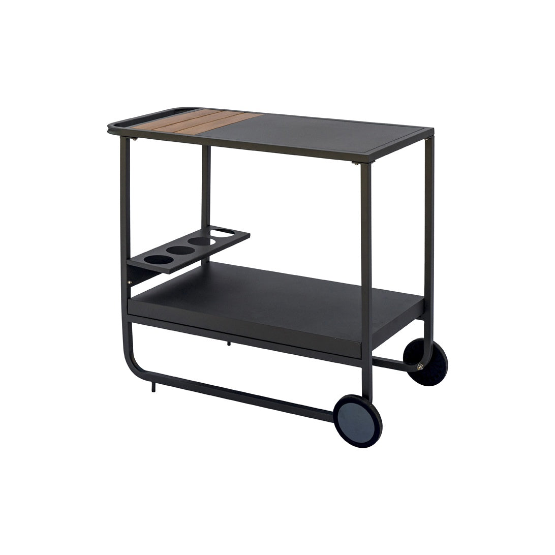 moia greenwood moia greenwood carrello con ruote in ferro e resin wood antracite carrello portaoggetti design moderno multiuso ean 8013054839009