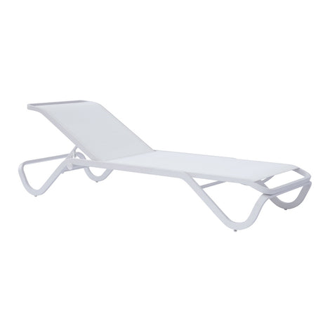 moia greenwood moia greenwood lettino vieste in alluminio e textilene bianco lettino outdoor impilabile design moderno ean 8013054838897
