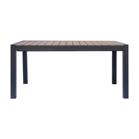 moia greenwood moia greenwood tavolo maiorca allungabile 160210x95 cm alluminio antracite con piano resin wood tavolo outdoor design moderno ean 8013054838002