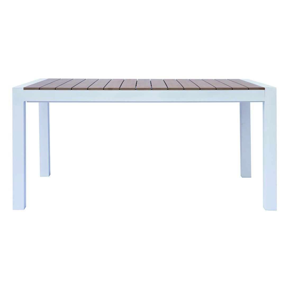 moia greenwood moia greenwood tavolo maiorca allungabile 160210x95 cm alluminio bianco con piano resin wood tavolo outdoor design moderno ean 8013054838019