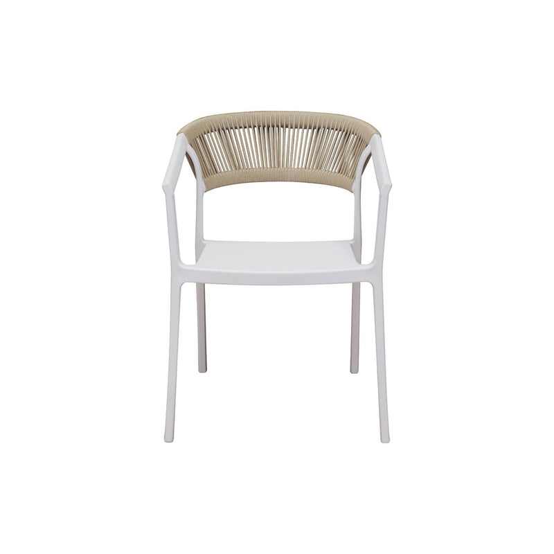 moia greenwood moia greenwood sedia lione in polipropilene bianco con corda paglia sedia outdoor impilabile resistente uv ean 8013054838521