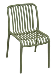Chaise Moia Greenwood Trapani Polypropylène Vert Empilable