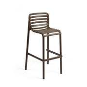 Nardi Tabouret Doga Stool Tabac Polypropylène Empilable