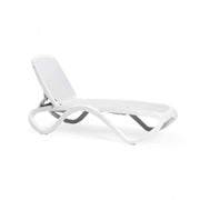Nardi Bain de Soleil Omega Blanc Toile Blanche Empilable