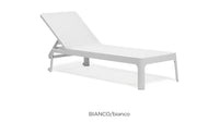 Nardi Transat Plano Blanc Toile Blanche Polypropylène Réglable
