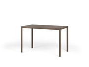 Nardi Piave 120 x 70 Table rectangulaire peinte Tabac Lamin Materia Tabac
