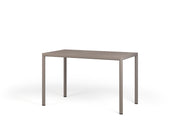 Nardi Piave 120 x 70 Table Rectangulaire Peinte Gris Tourterelle Lamin Materia Gris Tourterelle